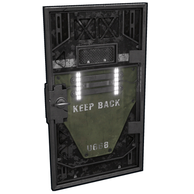 Reinforced Armored Door