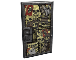 Dead Souls Metal Door