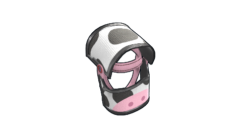 Cow Moo Flage Helmet