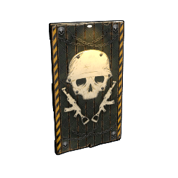 Danger Zone Wooden Door