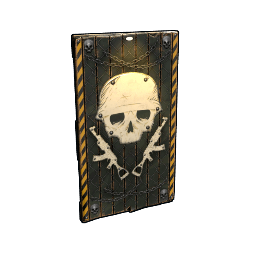 Danger Zone Wooden Door