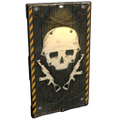 Danger Zone Wooden Door