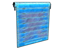 Ice Garage Door