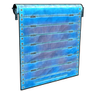 Ice Garage Door