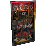 Hellgate Armored Door in Rust