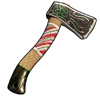 Christmas Candy Hatchet in Rust