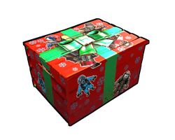 Festive Stickered Storage Box