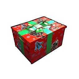 Festive Stickered Storage Box