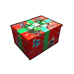 Festive Stickered Storage Box