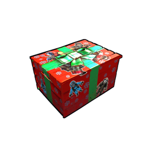 Festive Stickered Storage Box