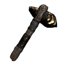 Gold Ore Stone Hatchet