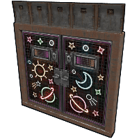 Outer Planets Armored Double Door