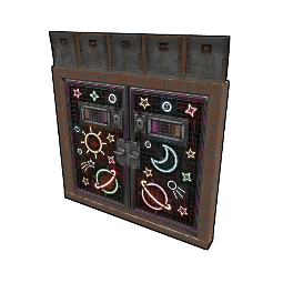 Outer Planets Armored Double Door