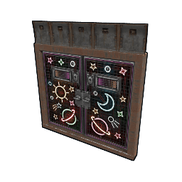 Outer Planets Armored Double Door