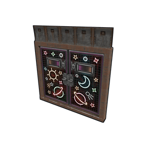Outer Planets Armored Double Door