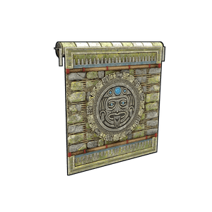 Ruin Garage Door