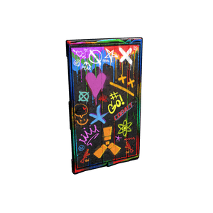Spraycan Wooden Door
