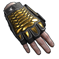 Dragon Rage Gloves in Rust