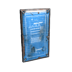 Blueprint Metal Door