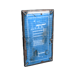 Blueprint Metal Door