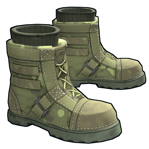 Forest Raiders Boots Rust Skins