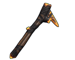 Ancient Amber Stone Pick Axe