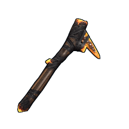 Ancient Amber Stone Pick Axe