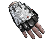 Doodle Roadsign Gloves