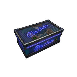 Neon Clothes Storage