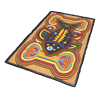 Panamanian Rug in Rust