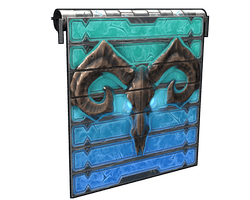 Glacial Visage Garage Door
