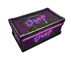 Neon Drop Box Storage