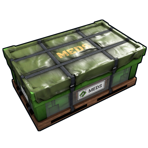 Meds Supply Container Rust Skins