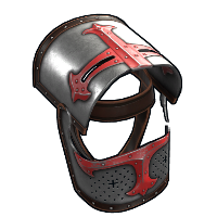 Knights Templar Helmet in Rust