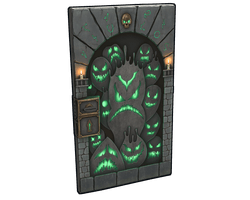 Ghostly Flame Door