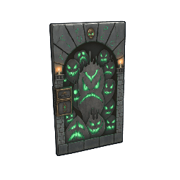Ghostly Flame Door