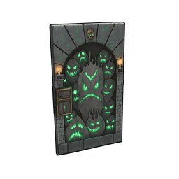 Ghostly Flame Door