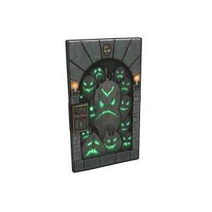 Ghostly Flame Door