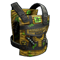 Nuclear Fanatic Chest Plate in Rust