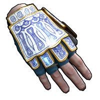 Porcelain Roadsign Gloves in Rust