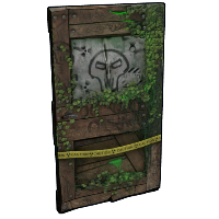 Evolved Wooden Door in Rust