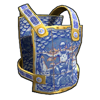 Porcelain Chestplate in Rust