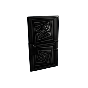 Hypnotic Steel Door