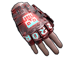 Corrupted Roadsign Gloves
