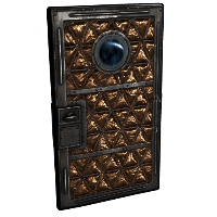 Space Foil Door in Rust