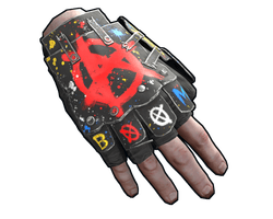 Bombing Roadsign Gloves