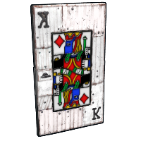 King Metal Door in Rust