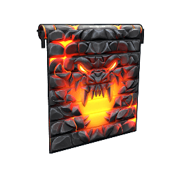 Dragon Horn Garage Door