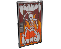 Brothers of Fire Wooden Door