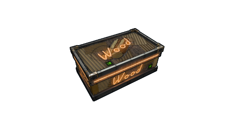 Neon Wood Storage